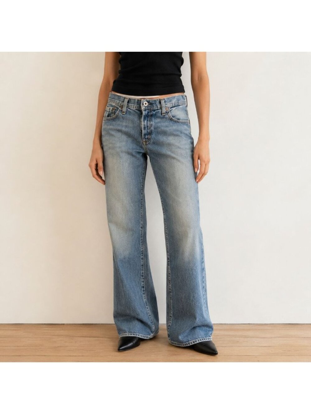 Vintage 90s Ralph Lauren Jeans Womens Sz 8 Kelly Low Rise Bootcut Stretch Retro